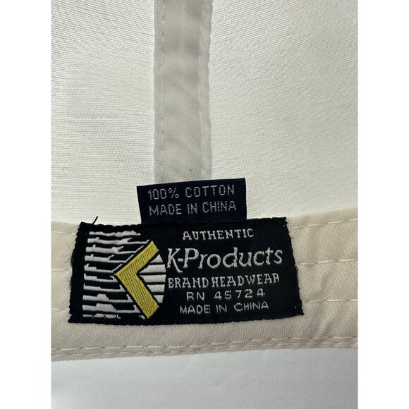 Cooper Tires White K-Product Trucker Hat Embroidered Logo Strap Back New No Tags - Picture 5 of 5